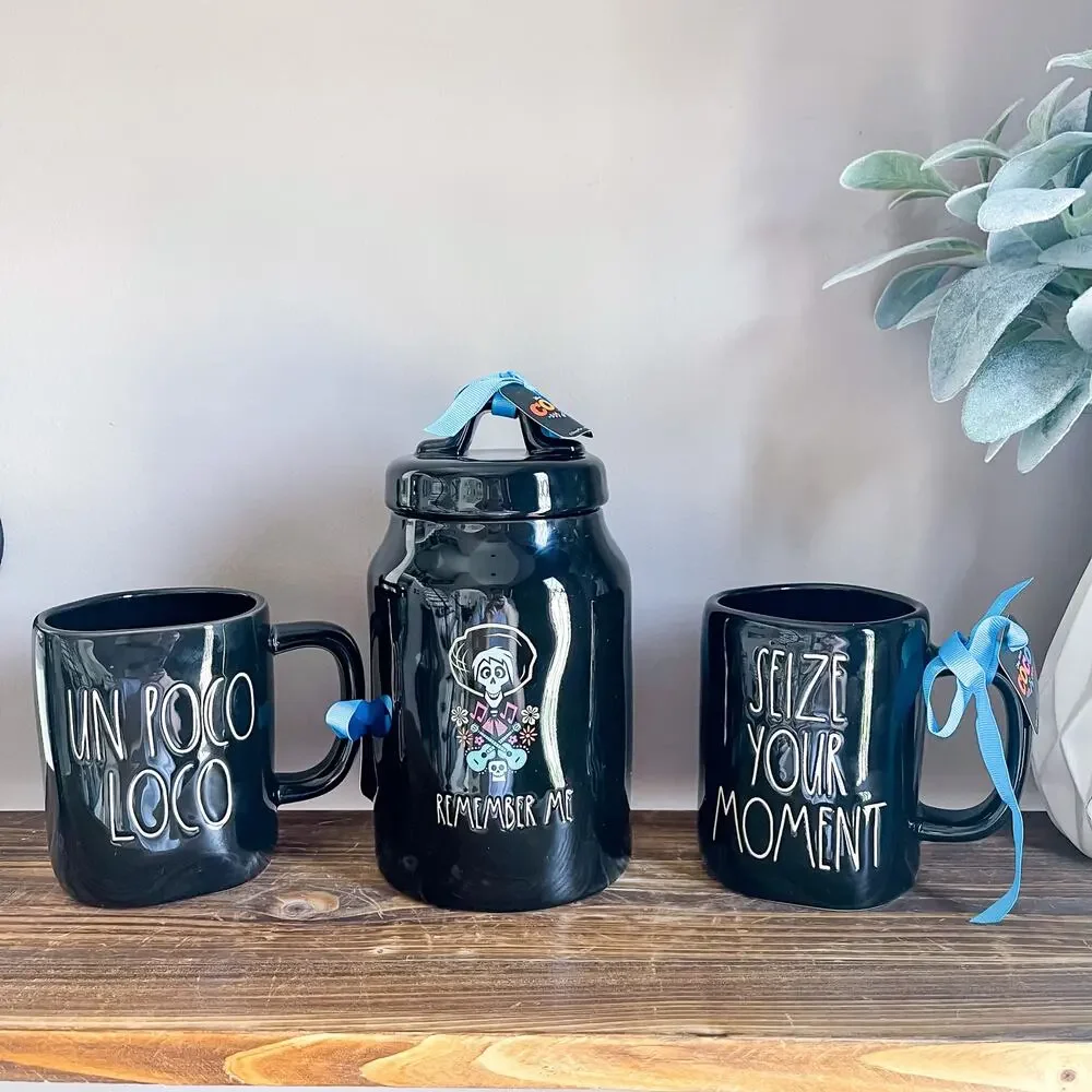 NWT Coco Rae Dunn Canister and Mugs